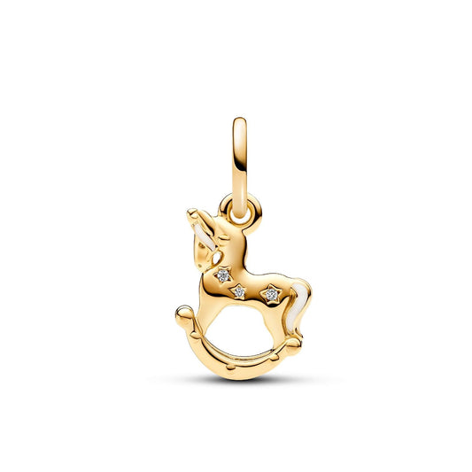 Charm Pendente Unicorno a Dondolo color oro 762978C01-2