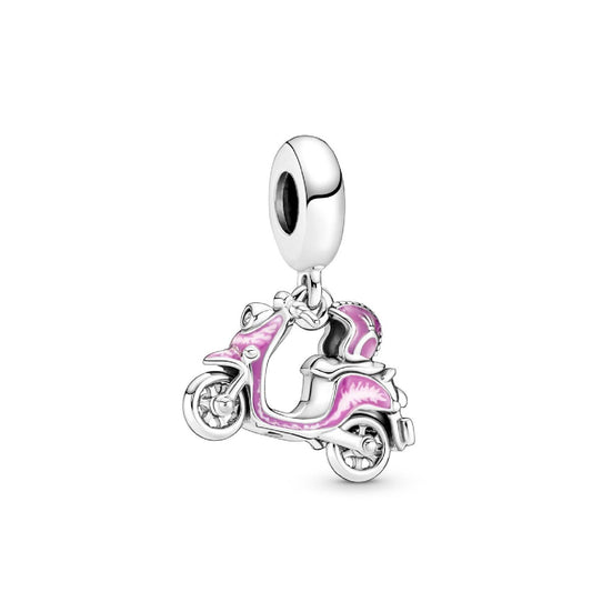 Charm Pendente Scooter Rosa 791057C01-1