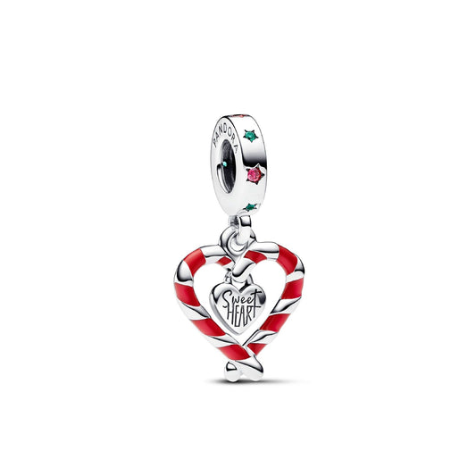 Charm Pendente "Sweet Heart“ color argento e rosso 792822C01-1