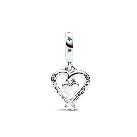 Charm Pendente "Sweet Heart“ color argento e rosso 792822C01-2