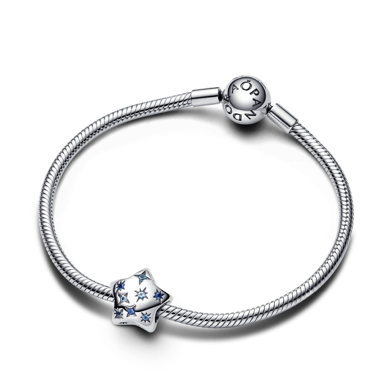 Charm Stella "Reach for the Stars" color argento e blu 792974C01-3