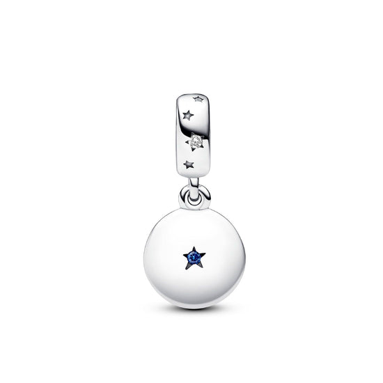 Charm Pendente Doppio Famiglia color argento e blu 792987C01-2