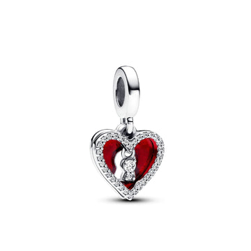 Charm Pendente "My Love Is Yours" argento e rosso 793119C01-1