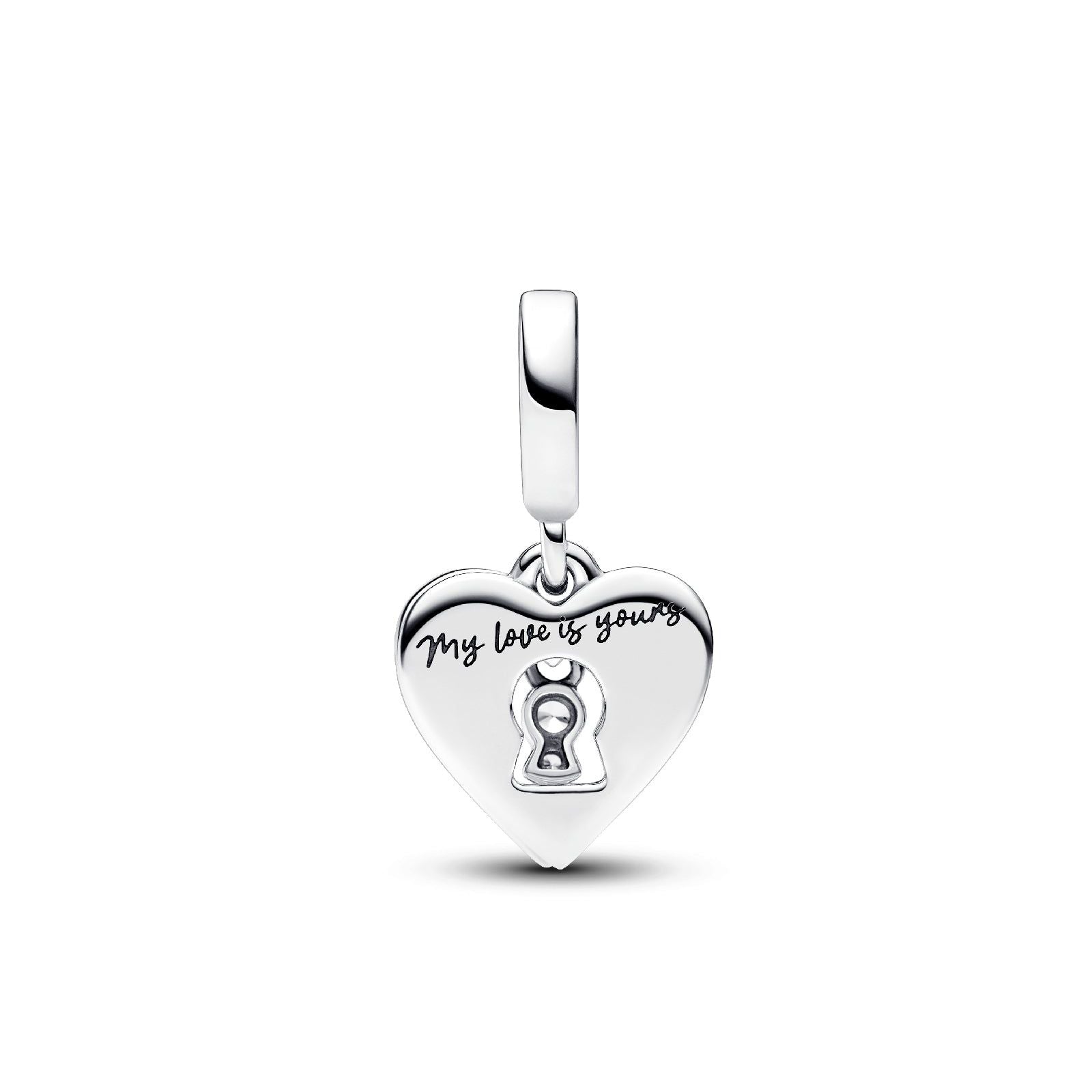 Charm Pendente "My Love Is Yours" argento e rosso 793119C01-2