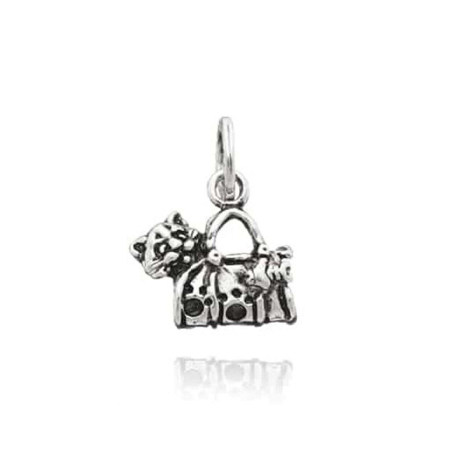 Charm donna Giovanni Raspini Charms gatto nella borsa 8063-1