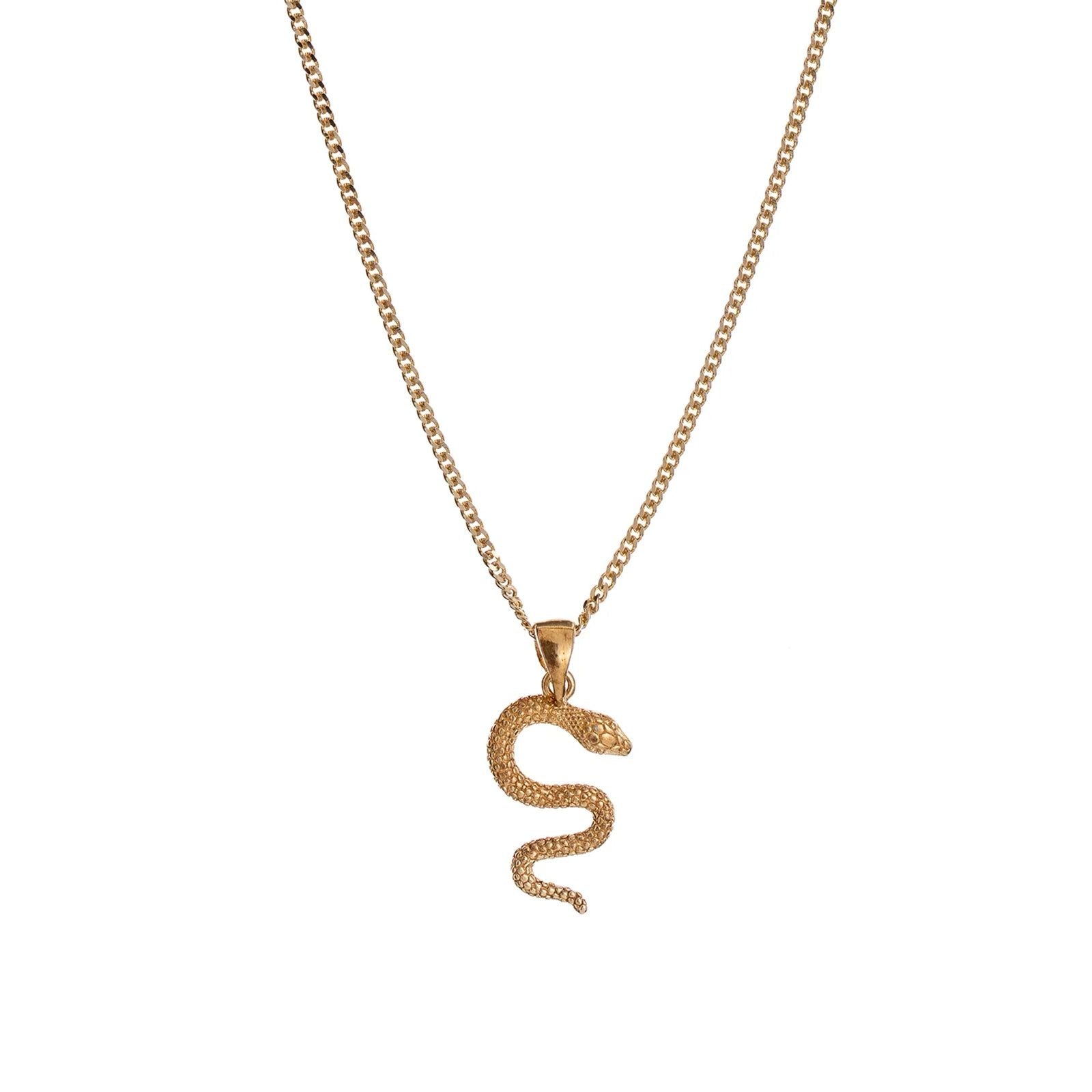 Collana donna Alisia Snake in argento dorato con serpente