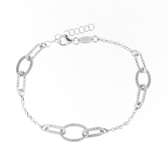 Bracciale da donna della collezione Fraboso in argento rodiato B.BR03671RH