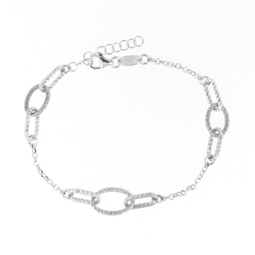 Bracciale da donna della collezione Fraboso in argento rodiato B.BR03671RH