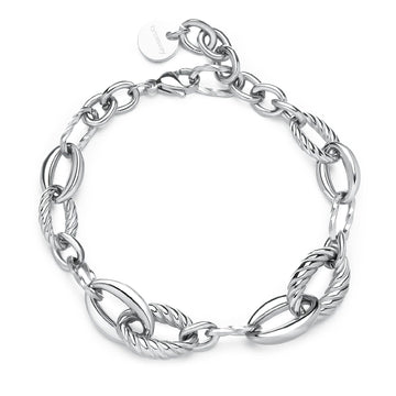 Bracciale donna Brosway Amy in acciaio con 8 maglie ovali