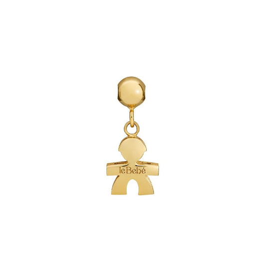 Charm leBebé in oro giallo 18kt a forma di sagoma di bambino MISURA UNICA