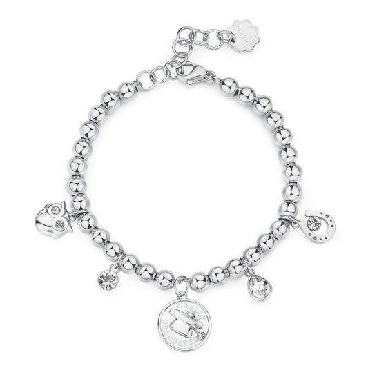 Bracciale donna Brosway Chakra in acciaio per la laurea con gufo