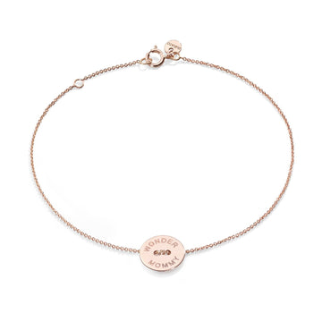 Bracciale Burato Paillettes donna oro rosa incisione wonder mommy