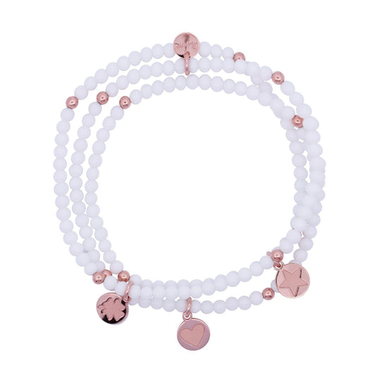 Bracciale Rue Des Mille Gipsy Chic White da donna