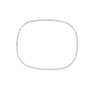 Bracciale donna rigido Fraboso Gioielli argento forma quadrata