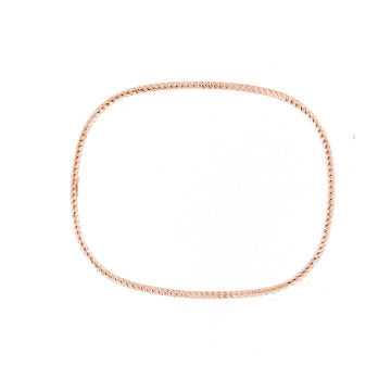 Bracciale donna rigido Fraboso Gioielli argento color rosé forma quadrata