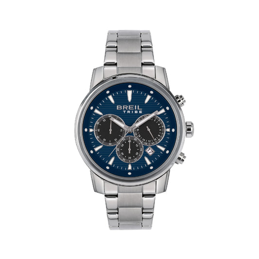 Orologio Cronografo uomo Breil in acciaio quadrante blu BT.EW0728