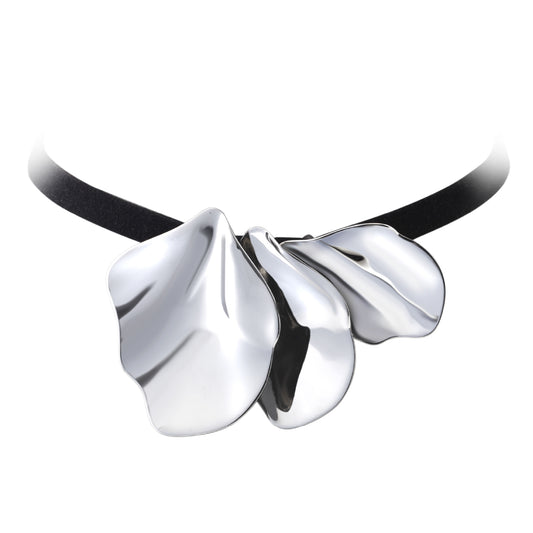 Collana choker Breil con cordino elementi in acciaio BT.TJ3698