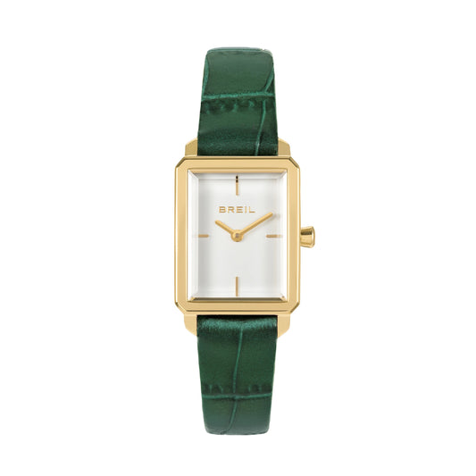 Orologio solo tempo donna Breil color oro e pelle verde MISURA UNICA