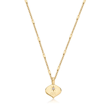 Collana con pendente Life Brosway Essential in acciaio oro MISURA UNICA