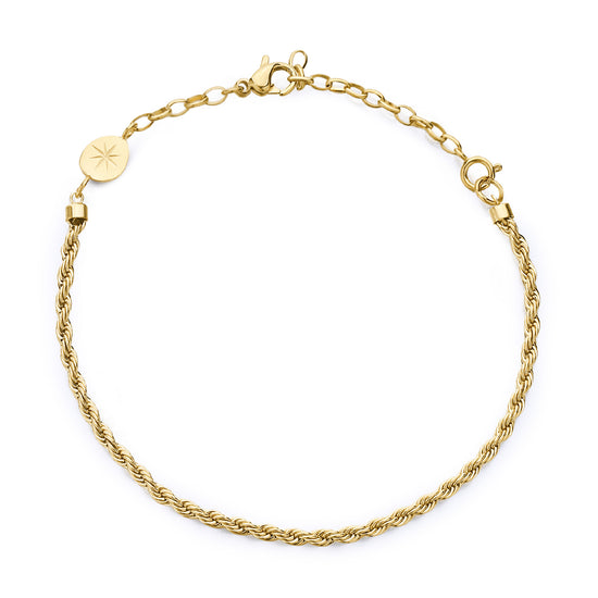 Bracciale catena torchon Brosway Essential in acciaio pvd oro 20 cm