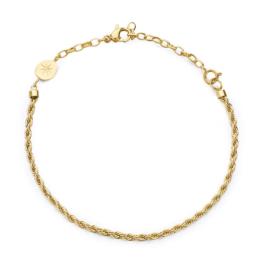 Bracciale catena torchon Brosway Essential in acciaio pvd oro 20 cm