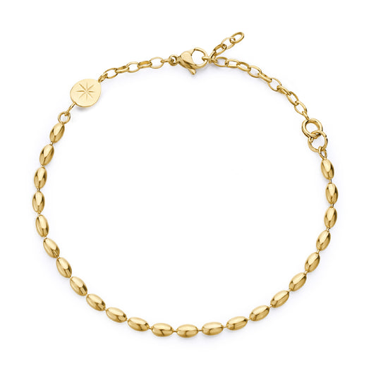 Bracciale Brosway Essential in acciaio 316L con pvd color oro 20 cm