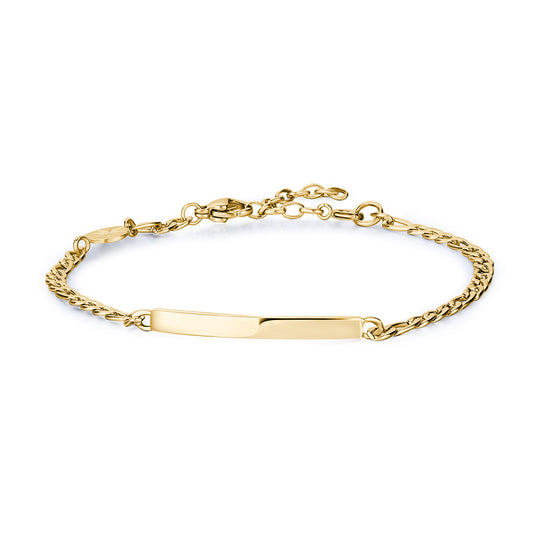 Bracciale catena grumetta Brosway Essential in acciaio oro 20 cm