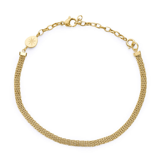 Bracciale catena maglia milano Brosway Essential in acciaio 20 cm