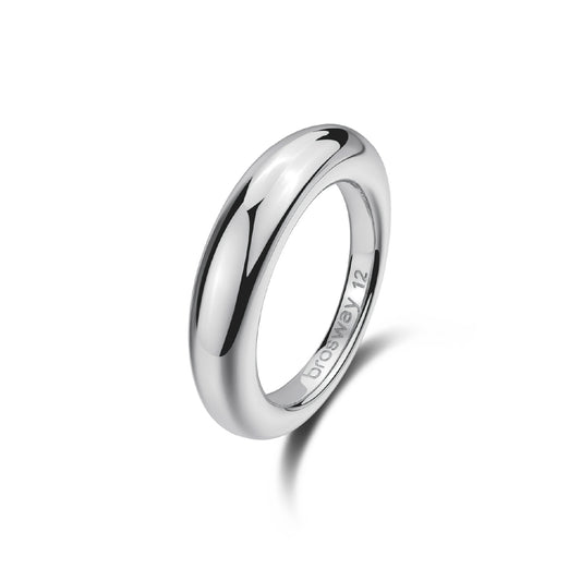 Anello Brosway Essential in acciaio 316L argentato da donna 12