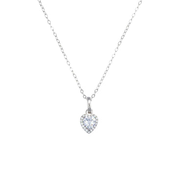 Collana donna Amen Diamond in argento con cuore di zirconi bianchi