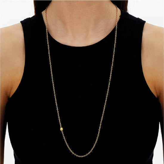 Collana lunga donna Nanis Boules in oro giallo con boules passante CN2-609