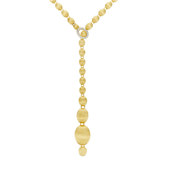 Collana donna Nanis Ivy oro giallo con boules e diamanti 0,25ct CS34-538