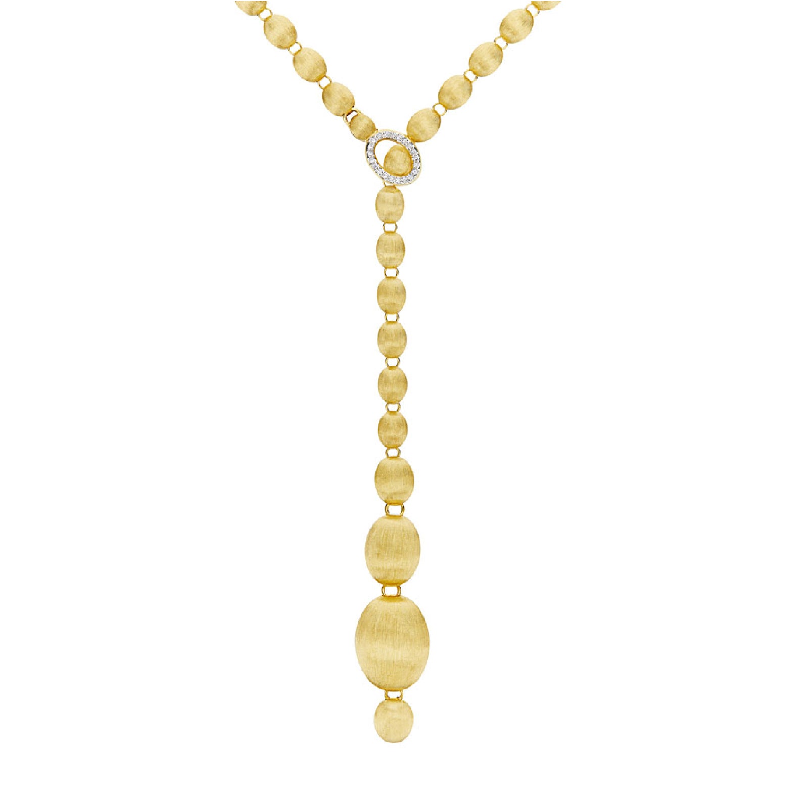 Collana donna Nanis Ivy oro giallo con boules e diamanti 0,25ct CS34-538