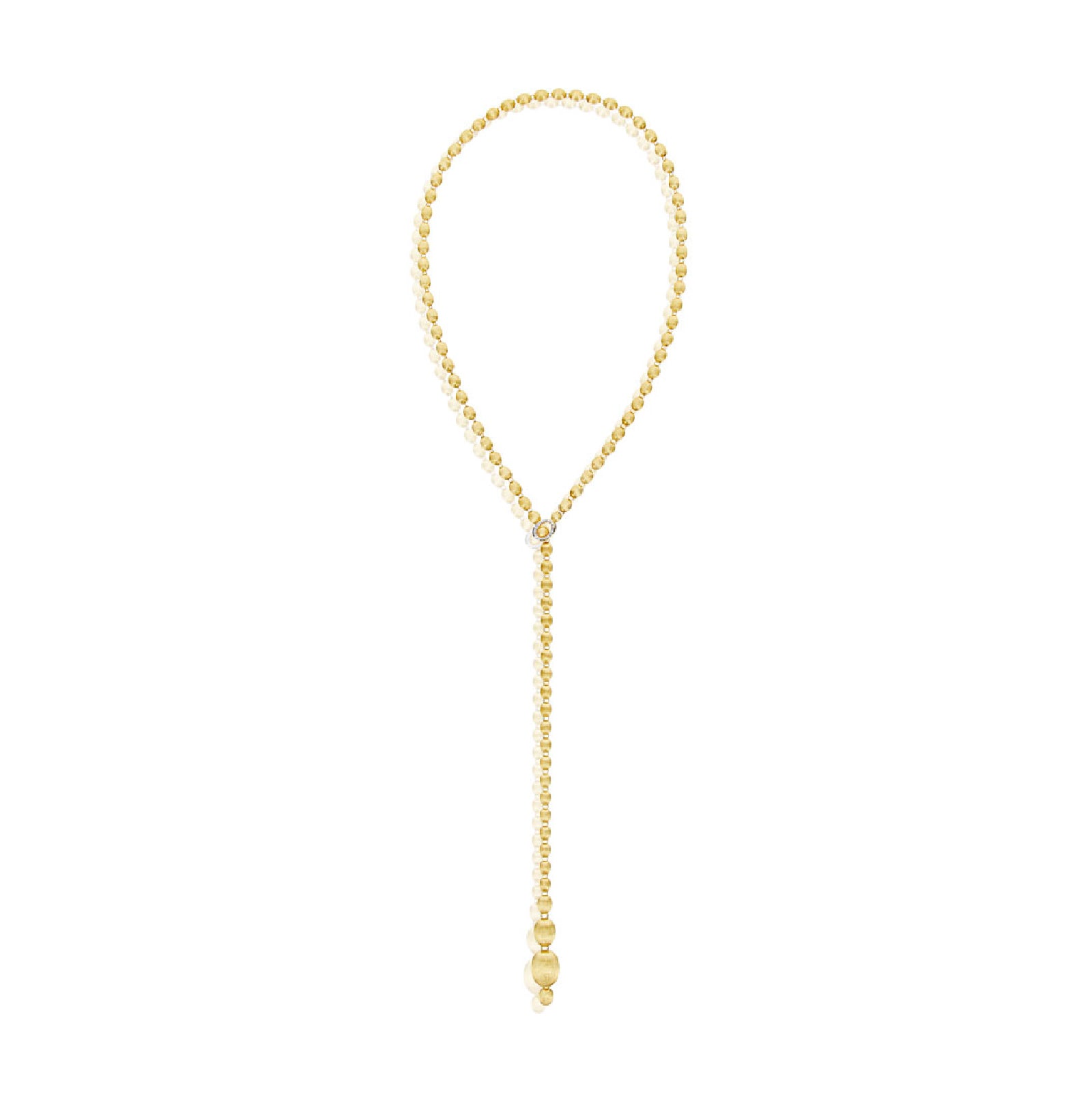 Collana donna Nanis Ivy oro giallo con boules e diamanti 0,25ct CS34-538