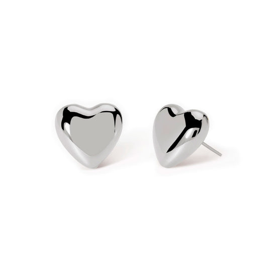 Orecchini lobo cuore 2Jewels in acciaio argento da donna MISURA UNICA