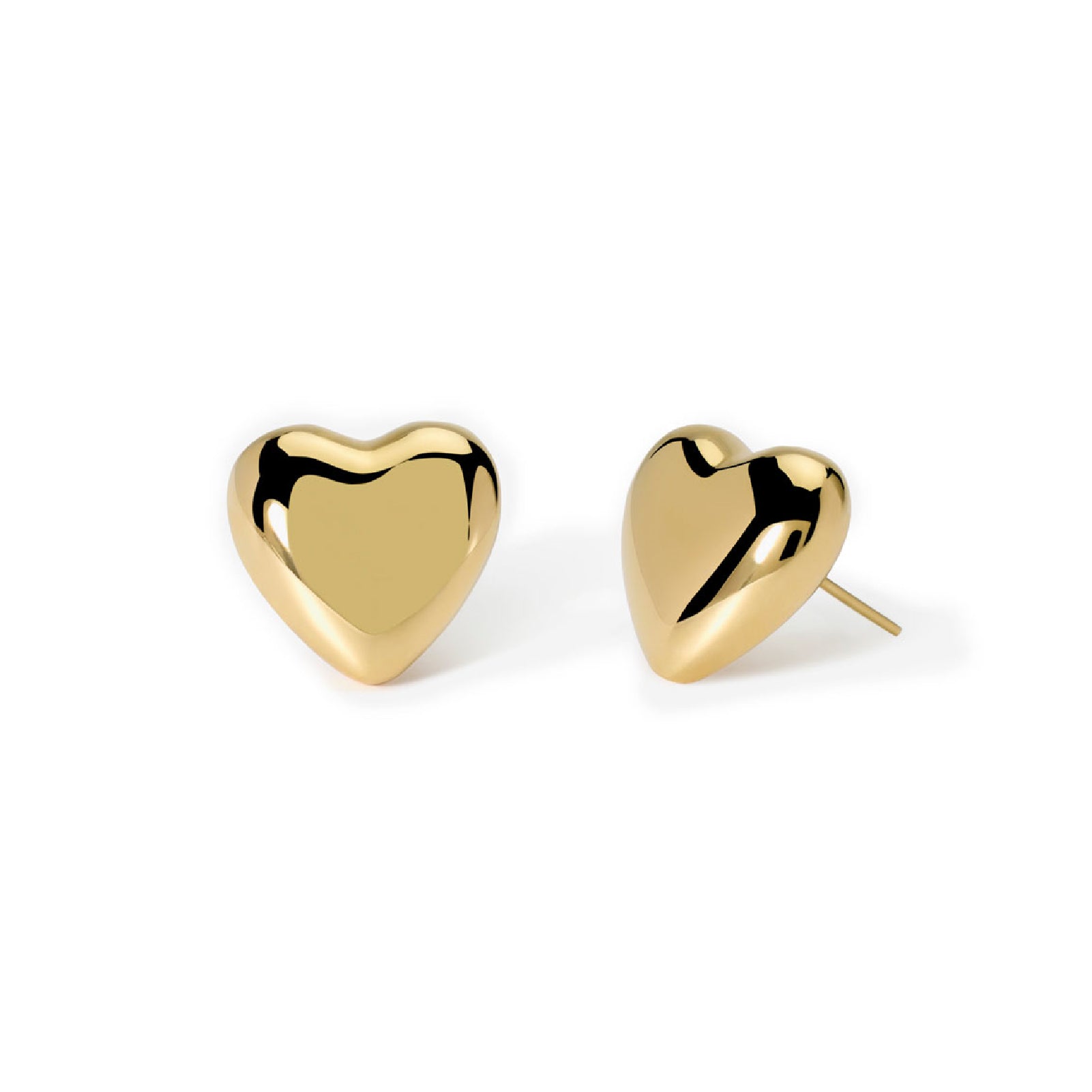 Orecchini lobo cuore 2Jewels in acciaio dorato da donna