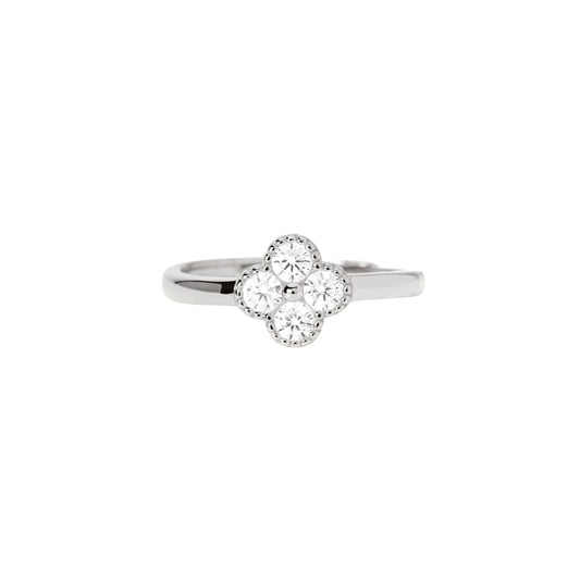 Anello Mabina Gioielli Jasmine da donna in argento con zirconi Regolabile dalla 11 alla 19