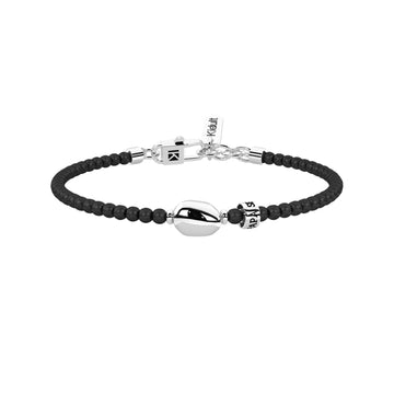 Bracciale uomo Kidult con pietre ed elemento centrale Regolabile 19-21 cm