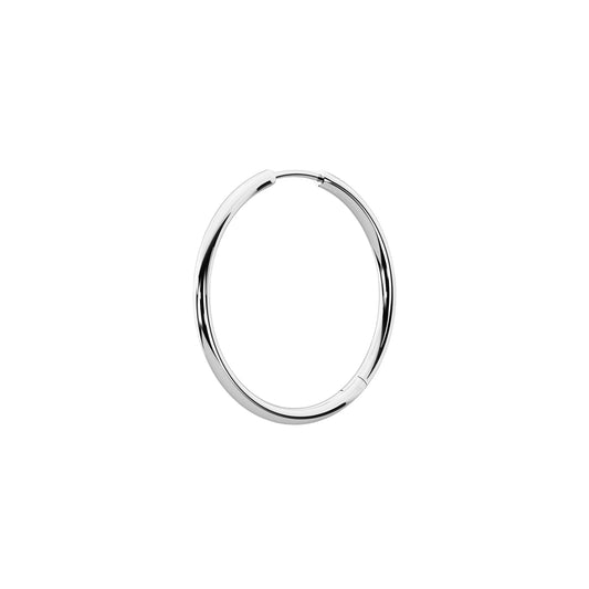 Mono orecchino a cerchio Kidult By You acciaio di 30mm MISURA UNICA