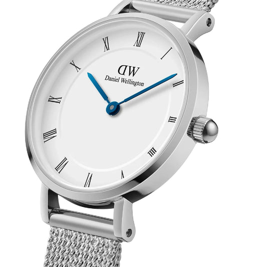 Orologio solo tempo donna Daniel Wellington Petite acciaio maglia Milano 28mm