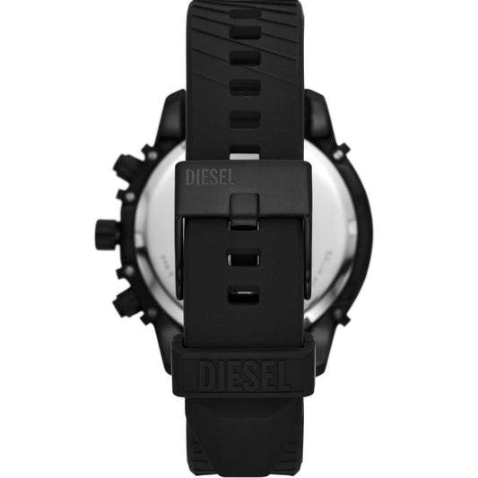 Cofanetto Diesel Griffed uomo orologio crono acciaio e silicone, e bracciale corda