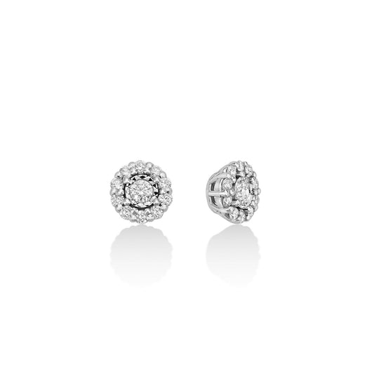 Orecchini donna Miluna Orecchini In Diamanti in oro bianco 22 diamanti 0,30 ct