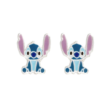 Orecchini lobo donna bambina Disney Preziosi argento con Stich