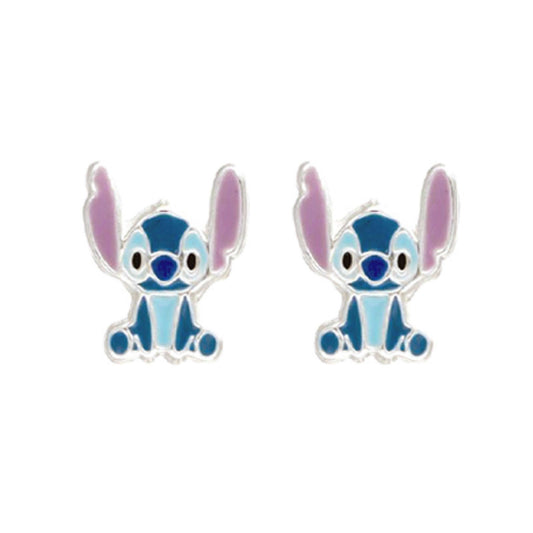 Orecchini lobo donna bambina Disney Preziosi argento con Stich