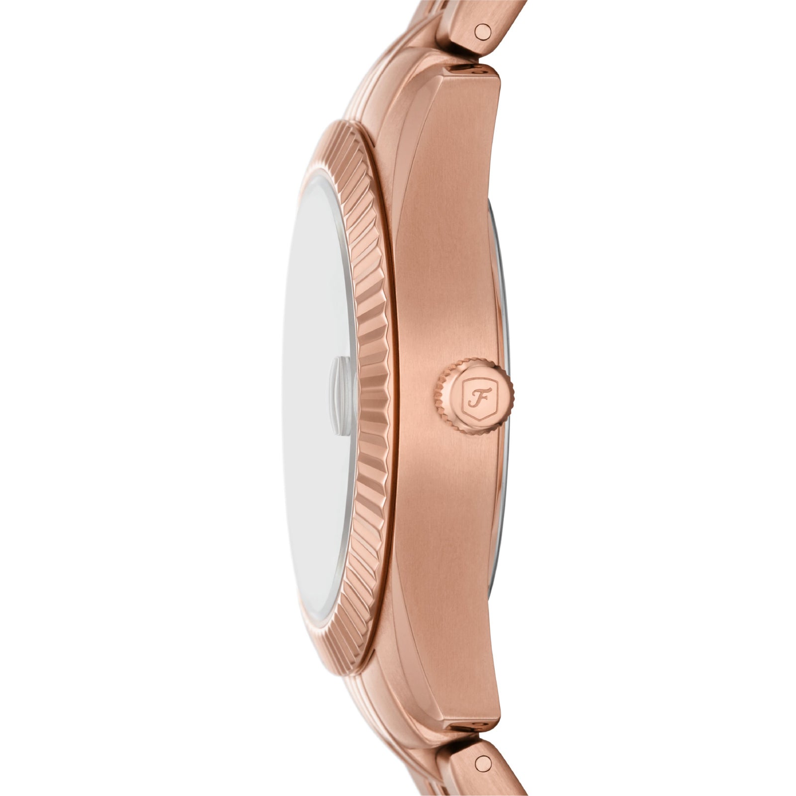 Orologio solo tempo Fossil in acciaio di colore oro rosa MISURA UNICA