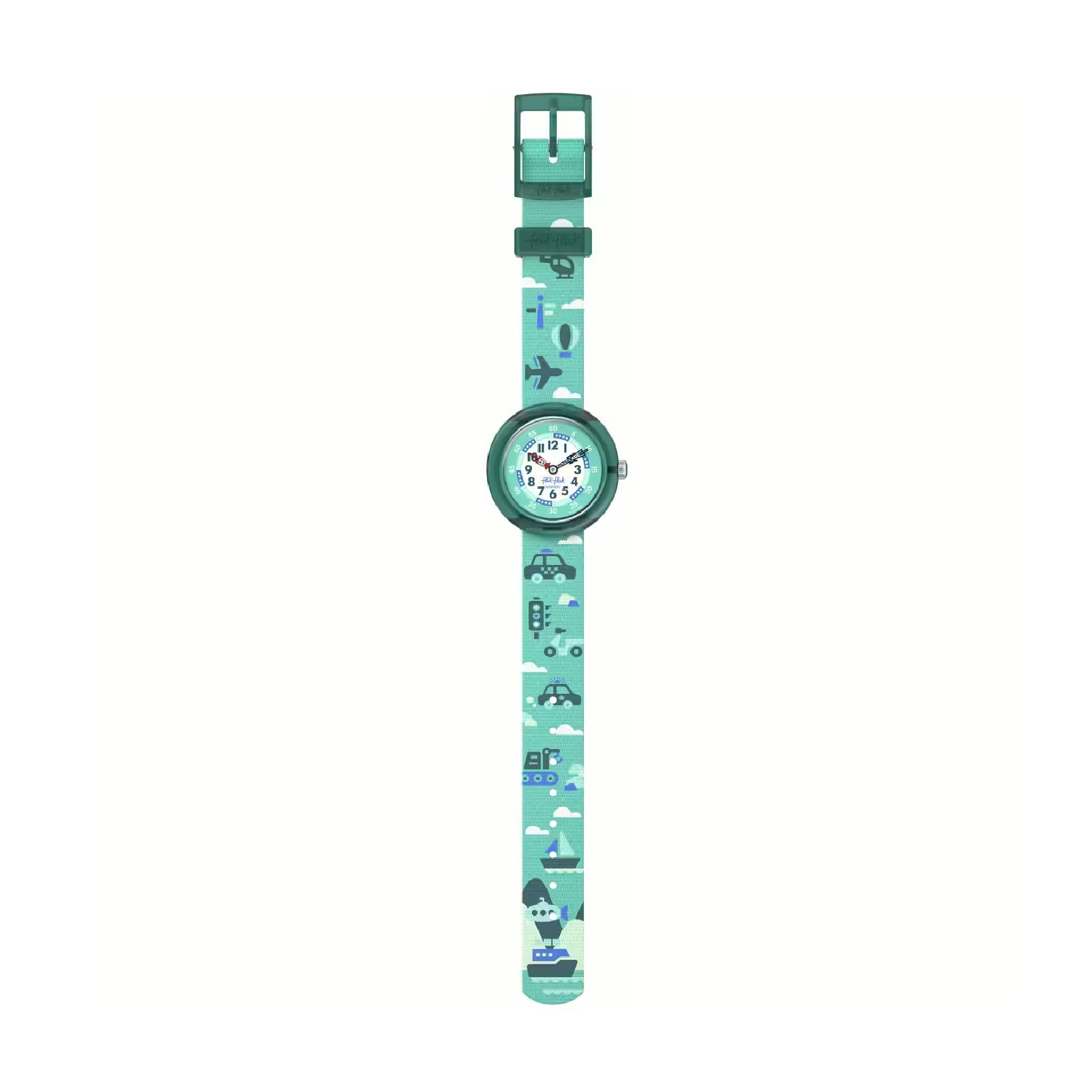 Orologio solo tempo Flik Flak color azzurro da bambino MISURA UNICA