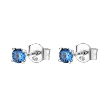 Orecchini punto luce Brosway Francy donna argento con zirconi sapphire