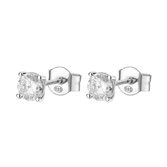 Orecchini punto luce Brosway Francy donna argento con zirconi 5mm