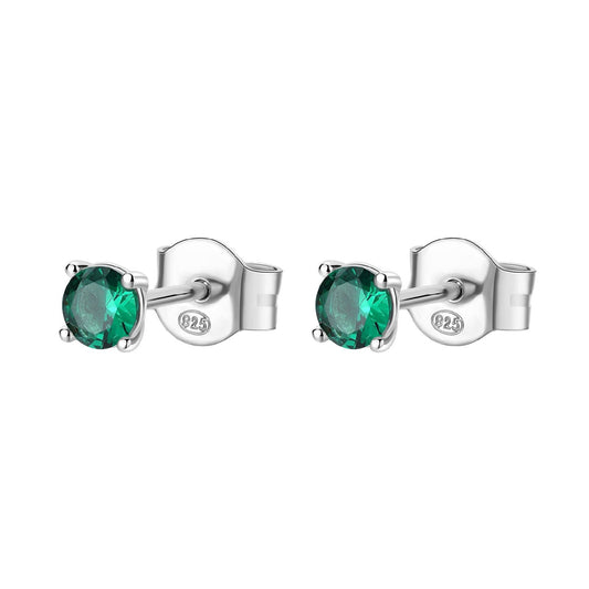 Orecchini punto luce Brosway Francy donna argento con zirconi emerald