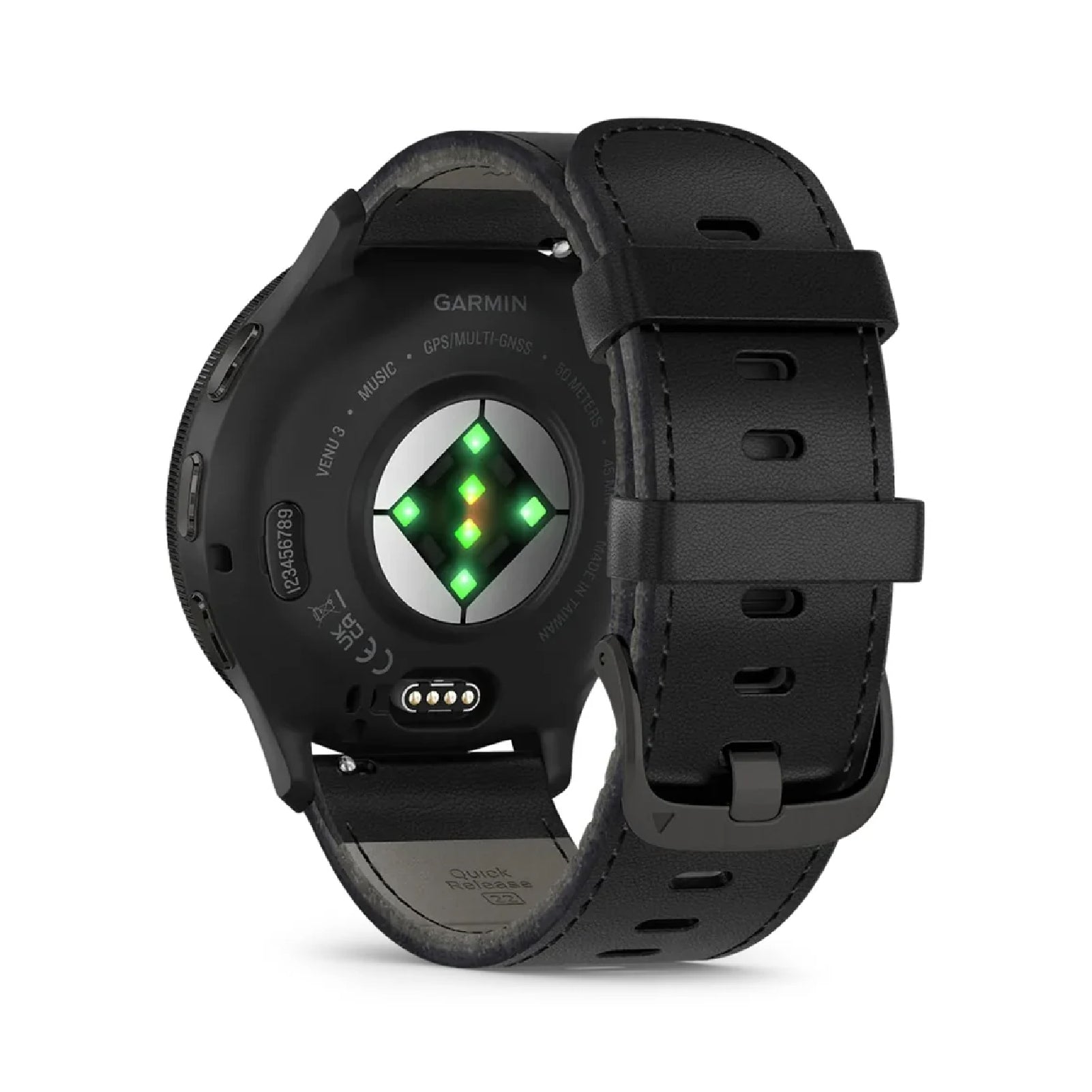 Smartwatch Garmin in acciaio e silicone color nero da uomo MISURA UNICA